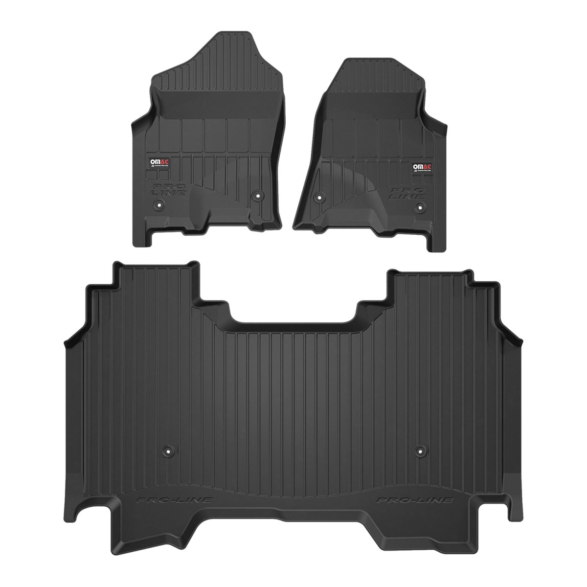 Dodge Ram 1500 Floor Mat - Omac - Premium TPE - Black - 2019